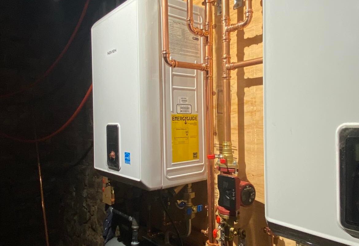 Tankless water heater installation in Waterbury CT